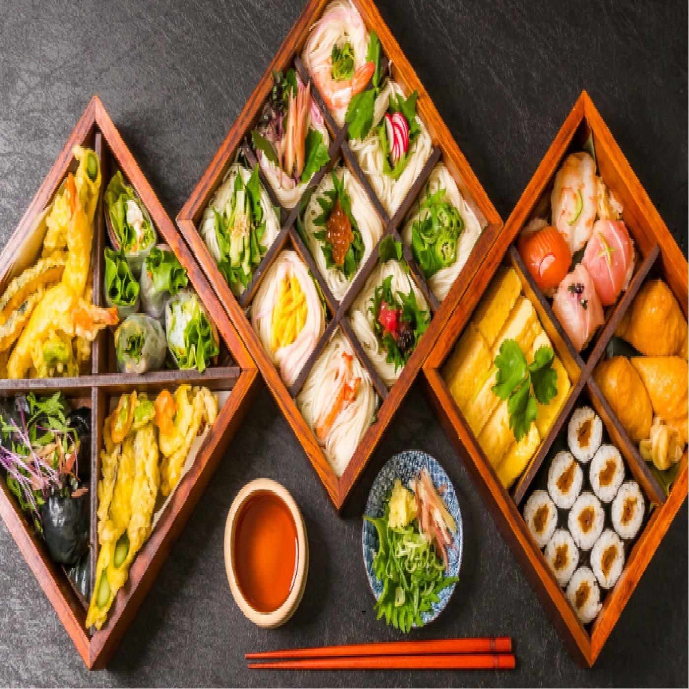 Rich Japanese cuisine