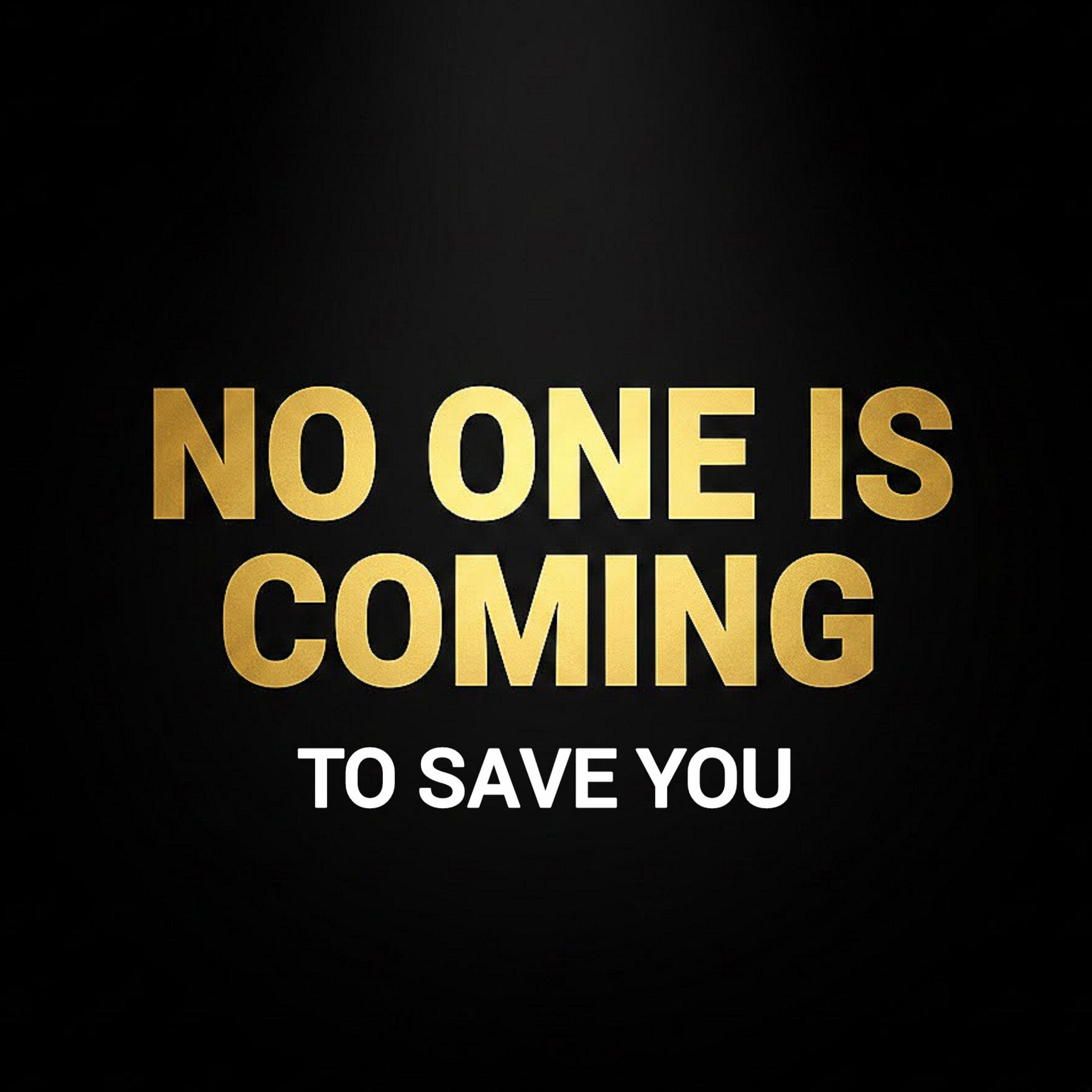 No One Is Coming to Save You
