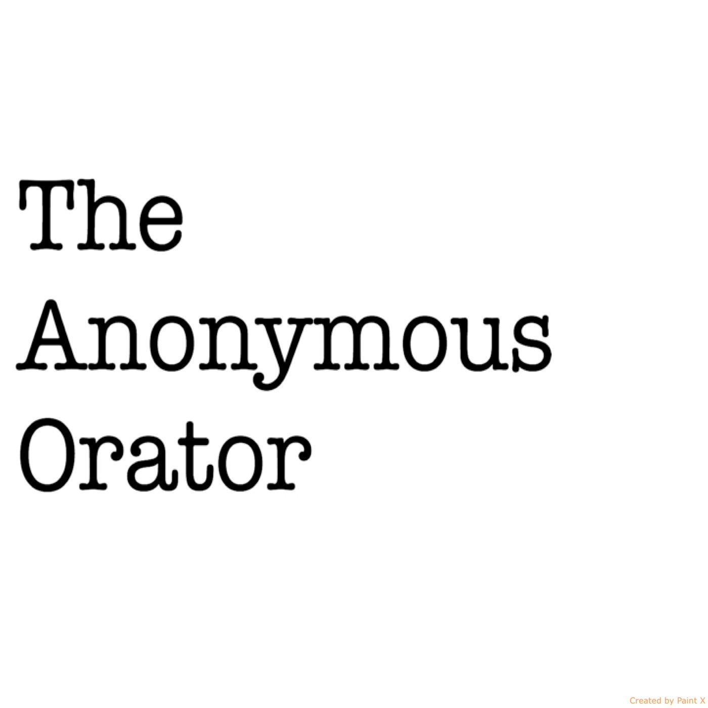 Anonymous Orator