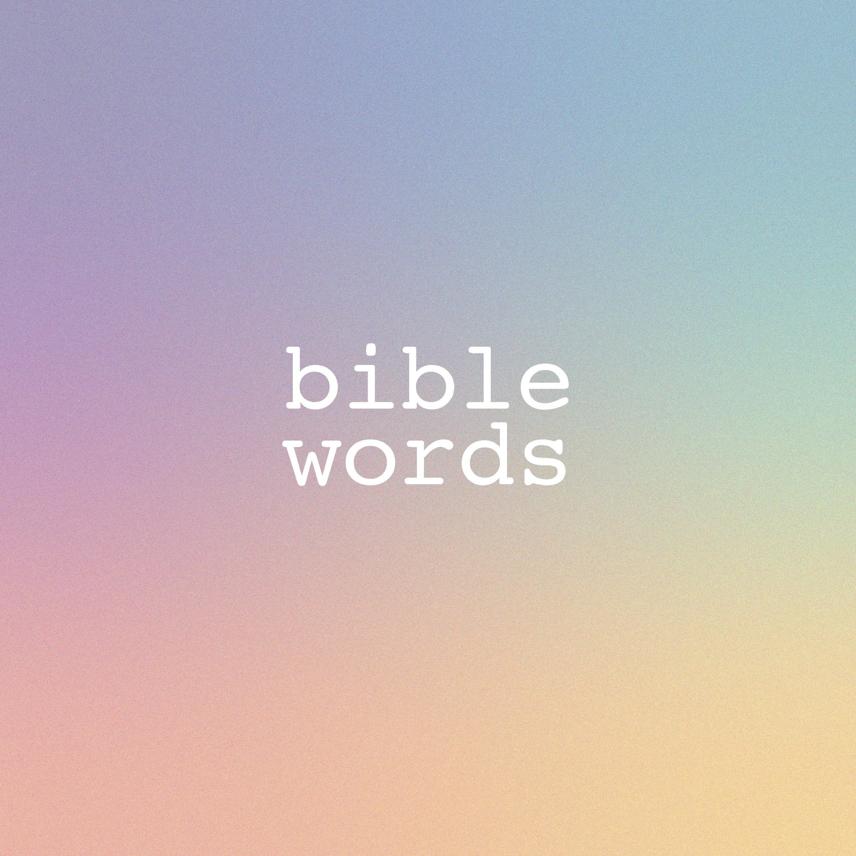 bible words